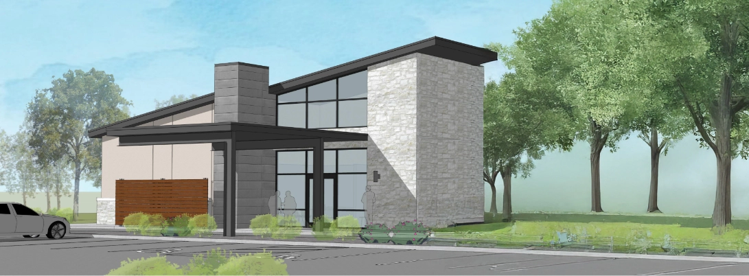 Outside view of the Kovar Dental office in Fredericksburg